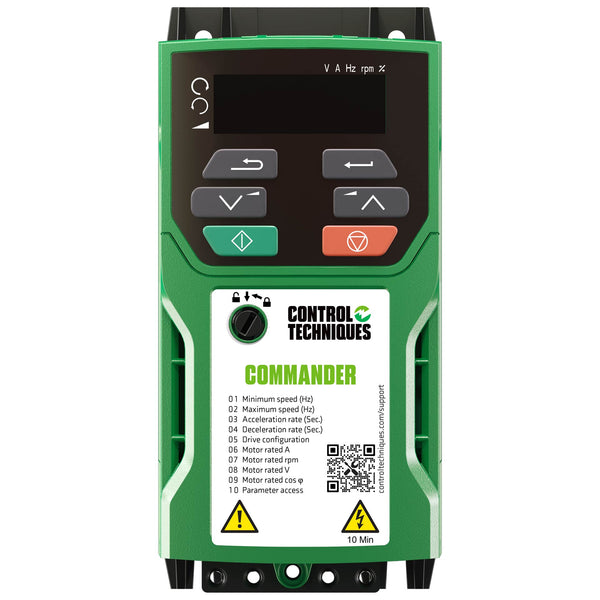 Commander C300 0.75kW AC Inverter (STO) - 230v 1ph Input - C300-01200042