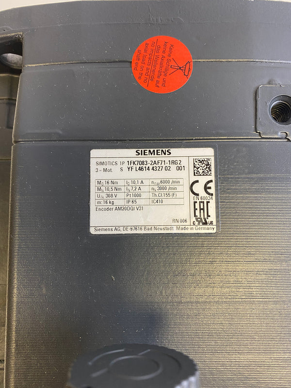 SIMOTICS S synchronous motor 1FK7-CT