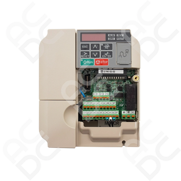 1.1kW Inverter 230VAC 1Ph - Yaskawa V1000 - CIMR-VCBA0006BAA
