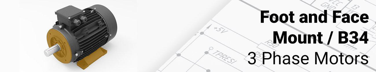 Foot and Face Mount Motors - B34