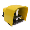 EMAS Foot Switch - Aluminium Metal Protection - 1CO Potentiometer Control - Yellow - PDKS11PX10