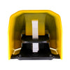 EMAS Foot Switch - Aluminium Metal Protection - 1CO Potentiometer Control - Yellow - PDKS11PX10