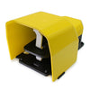 EMAS Foot Switch - Aluminium Metal Protection - 1CO Potentiometer Control - Yellow - PDKS11PX10