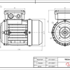 0.12KW Motor 2P 230V-415V IE2 56 Frame - Aluminium - TEC - B14