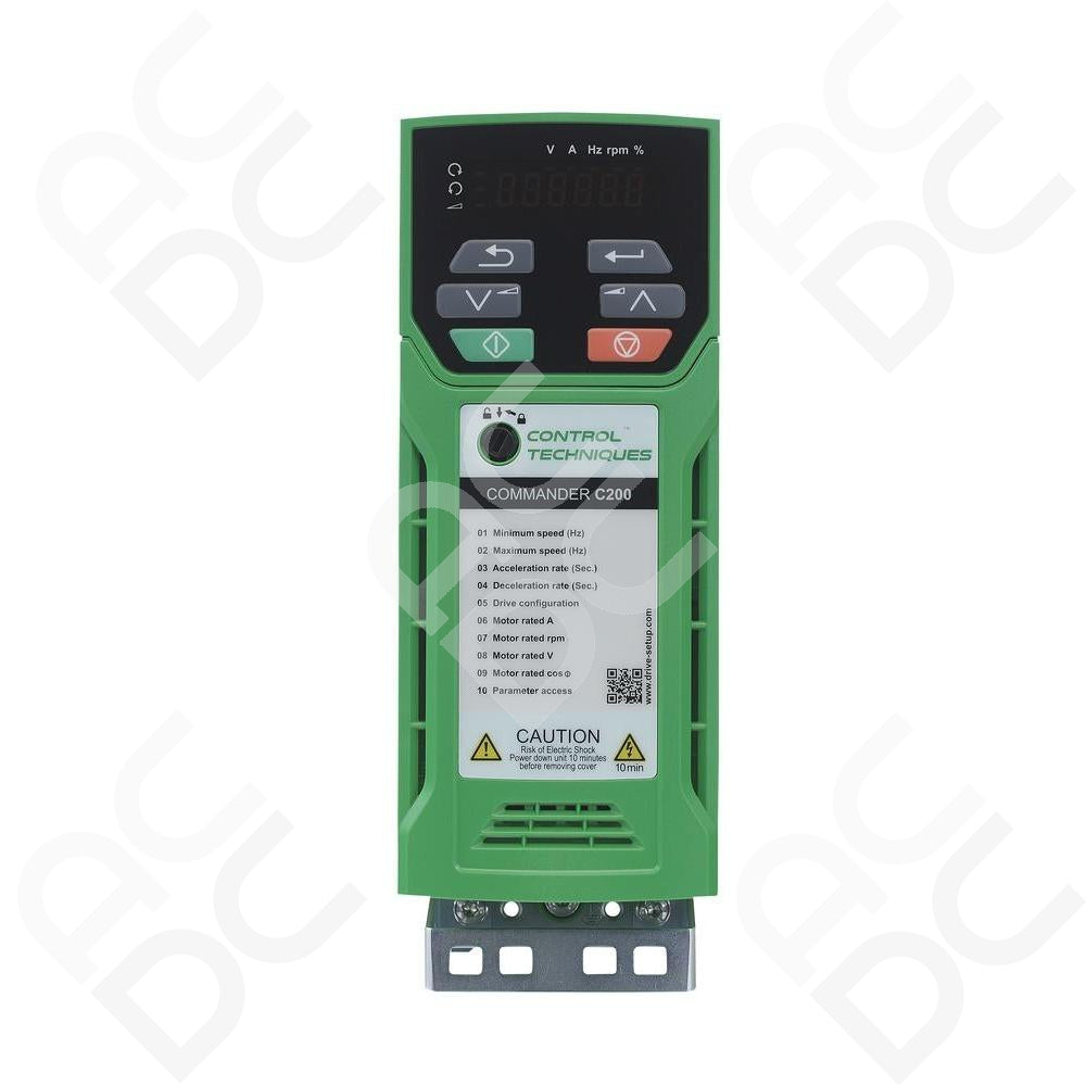 Commander Inverter Commander C200 1.1kW Three Phase AC Inverter | 415VAC | ACDC Drives