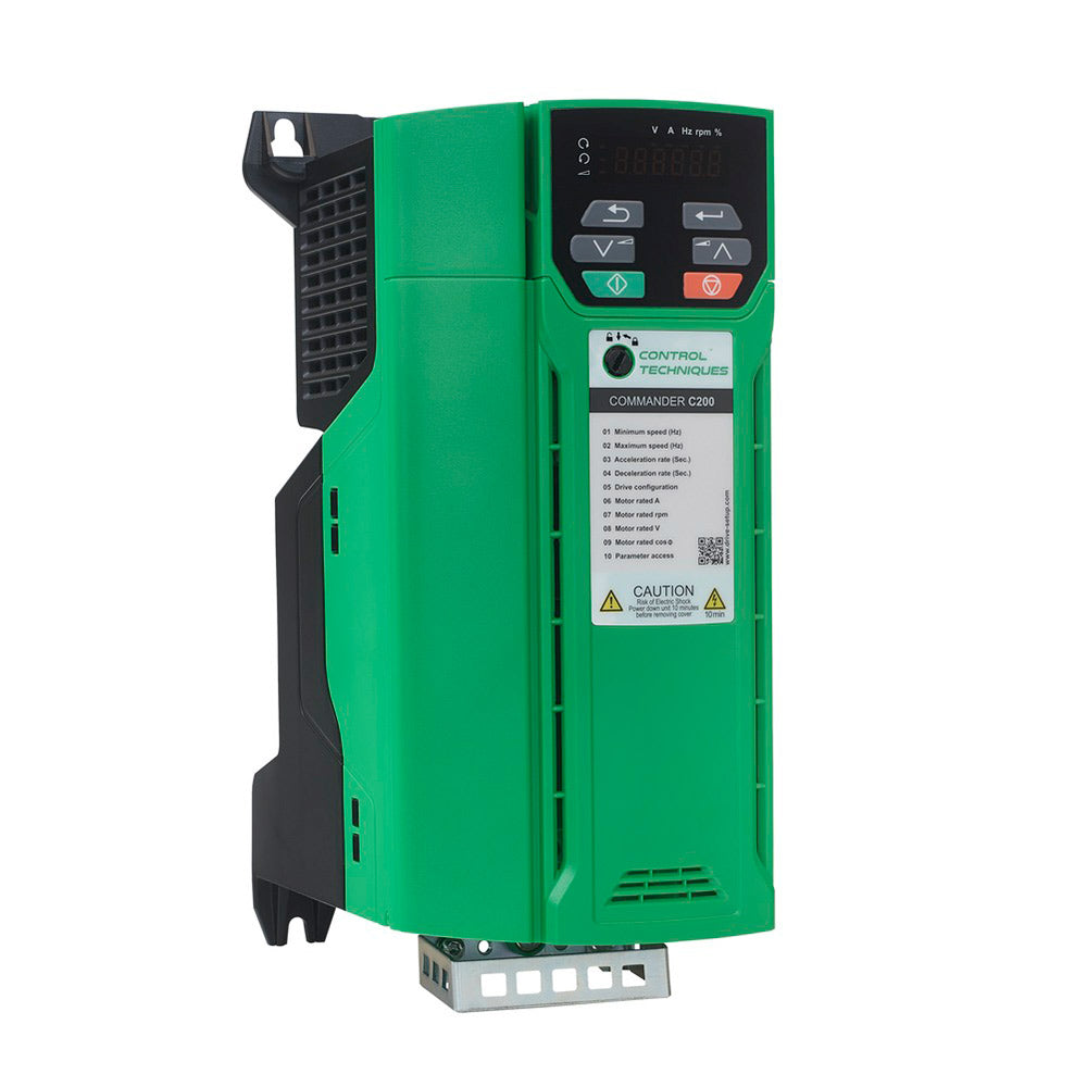 Commander C200 7.5kW Three Phase AC Inverter | 415VAC | ACDC Drives