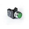 Metal Green Extended Push Button - CM200HY - IP65 - 1 NC