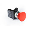 Red Mushroom Metal Button - CM200MK - IP65 - 1 NC