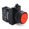Round Red Push Button (Stay Put) - CP100FK IP65 - 1 NO