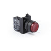 Extended Red Push Button - CP100HK - IP65 - 1 NO