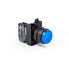 Extended Blue Push Button - CP100HM - IP65 - 1 NO