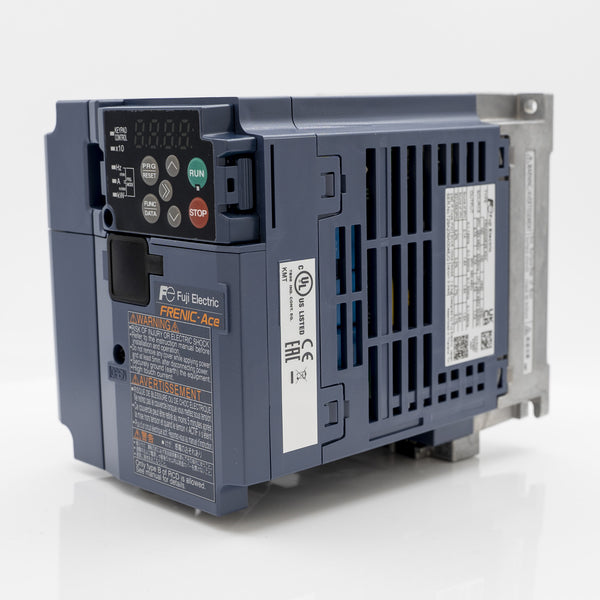 0.75 kW ND / 0.75 kW HD Variable Frequency Drive 400VAC - 3-Phase Input 2A - Fuji FRENIC-ACE - FRN0002E2E-4GA