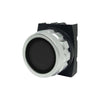 Encased Black Push Button - H100DH - IP50 - 1 NO