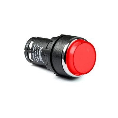 Monoblock Red Extended Button - MB101HK - IP50 - 2 NO