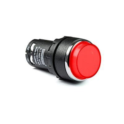 Monoblock Red Extended Button - MB102HK - 1 NO + 1 NC