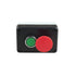 Control Box with 1 Green and 1 Red Stop Button - IP65 - EMAS