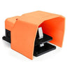Protected Foot Switch - Aluminium - 1NO + 1NC Orange - EMAS