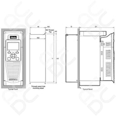 Parker AC30 Through Panel Mounting Kit - LA502672