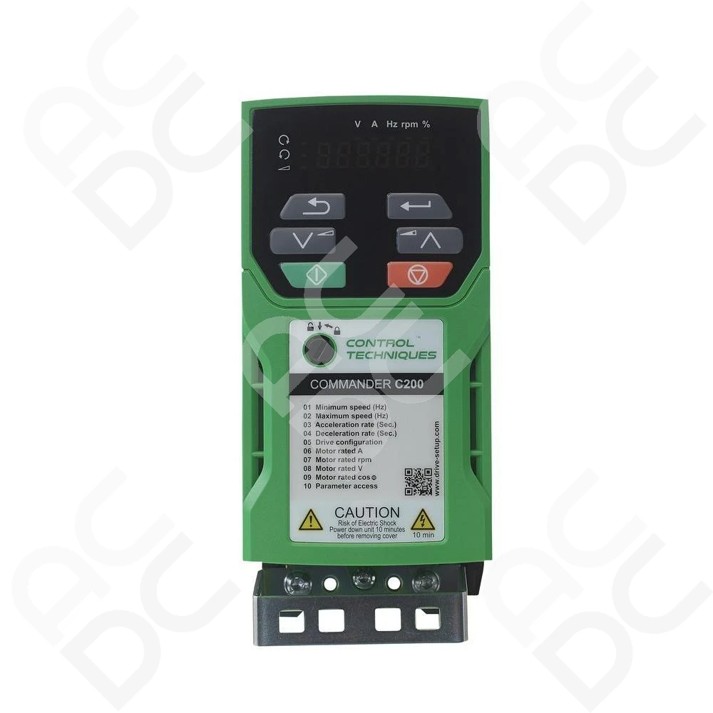 Commando Inverter Commander C200 0.75kW Single Phase AC Inverter | 230VAC | ACDC Drives